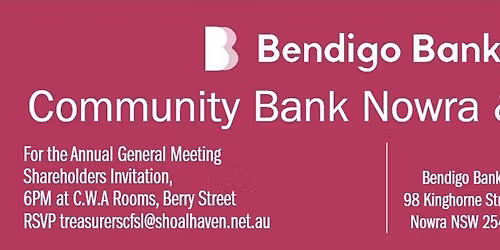 Community Bank Nowra Shareholder AGM