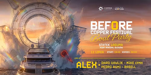 Before Copper Festival: Boat Party G\u0142og\u00f3w \ud83d\udea2