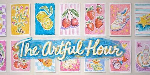 Arts and Crafts: Free Form Oil Pastel Drawing