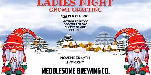 Ladies Night: Gnome Crafting Class! 