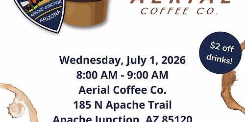Coffee With a Cop - Aerial Coffee Co.