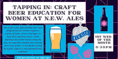 Tapping In: Craft Beer Education for Women at NEW Ales