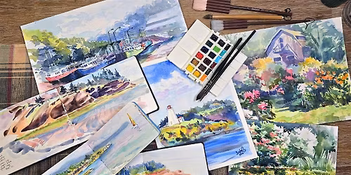 Watercolor Landscape Sketchbook Workshop