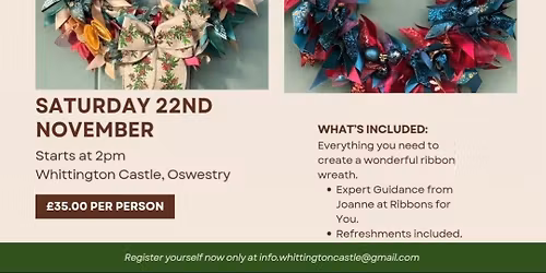 Ribbon Wreath Making