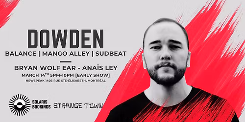 Dowden au Newspeak [Early Session]