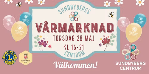 V\u00e5rmarknad med underh\u00e5llning i Sundbybergs centrum