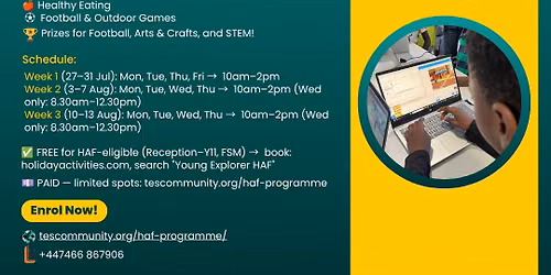 TES Community - Holiday Activities and Food Programme