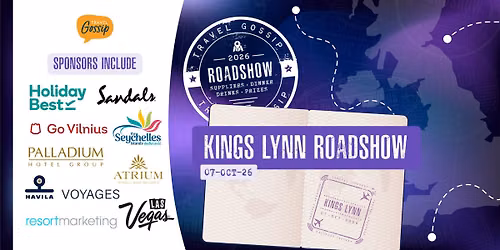 Travel Gossip Roadshow - Kings Lynn - Wednesday 7th October