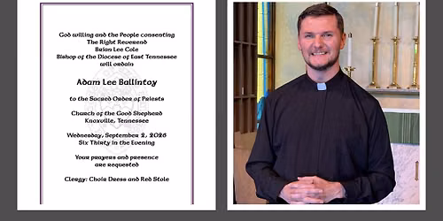 Ordination of Adam Lee Ballintoy to the Sacred Order of Priests