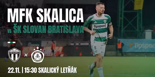 15. kolo: MFK Skalica vs \u0160K Slovan Bratislava