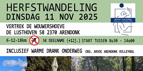 Herfstwandeling Arvoc