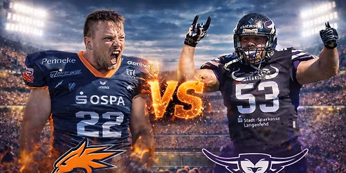 GFL 2 - Clever Fit Gameday - Rostock Griffins vs. Langenfeld Longhorns
