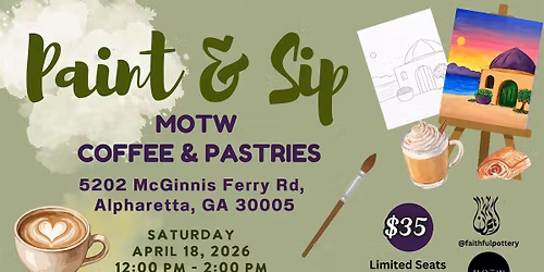 Paint & Sip Experience : Mediterranean Sunset