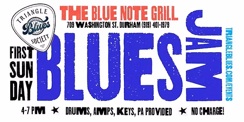 Triangle Blues Society's First Sunday Blues Jam