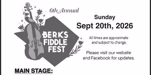 2026 Berks Fiddle Fest