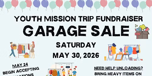 WGC Youth Garage Sale