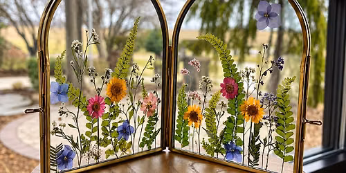 Pressed Flower Garden Arch Workshop