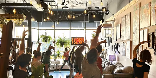 All-Levels Yoga Class at Sacred Waters Kava Bar- [Bottoms Up! Yoga & Brew]