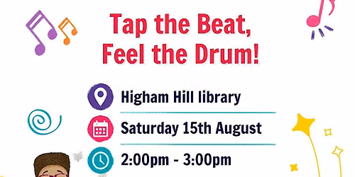Summer Reading Challenge: Tap the Beat Drum craft @ Chingford Library