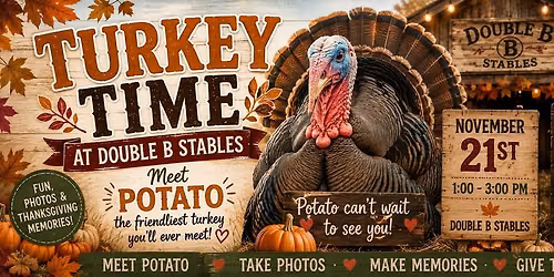 \ud83e\udd83\ud83c\udf42 TURKEY TIME AT DOUBLE B! \ud83c\udf42\ud83e\udd83