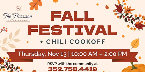Fall Festival + Chili CookOff 