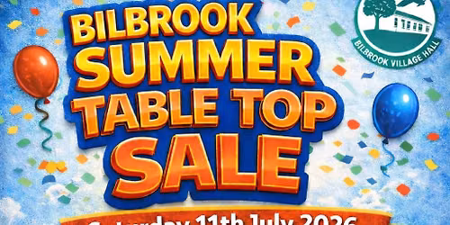 Bilbrook village hall Indoor table top sale