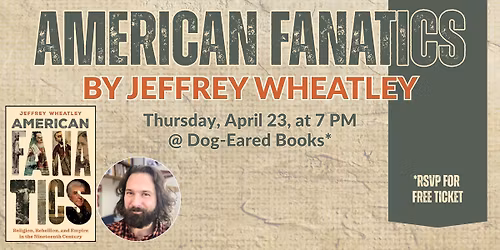 Dog-Eared Books Presents Jeffrey Wheatley
