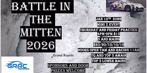 Battle in the mitten 2026 miniz race 