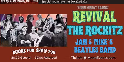 Beatles Night 2025 -  The RockitZ!  Revival! Jan and Mike's Beatles Band!