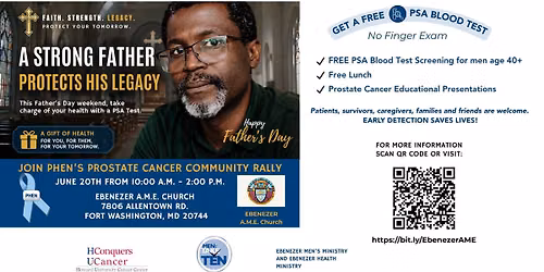 Fort Washington MD Prostate Cancer Community Rally