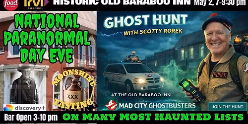 On NATIONAL PARANORMAL DAY EVE GHOST HUNT with MAD CITY GHOSTBUSTERS