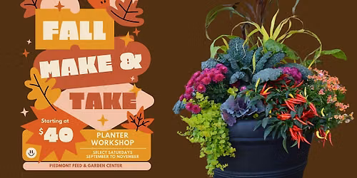Fall Make & Take Container Workshops