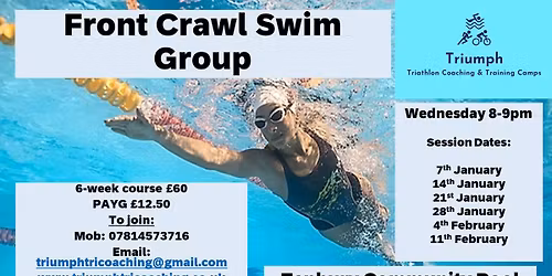 Front Crawl Swim Coaching