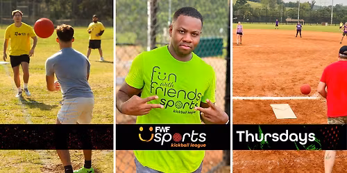 Kickball League Thursday SUMMER Kick-off Games - FwF Sports Knoxville