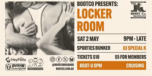 BootCo Presents: LOCKER ROOM