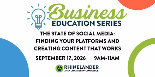 Business Ed Series: The State of Social Media: Finding Your Platforms & Creating Content That Works