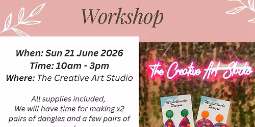 Sun 21 June - Polymer Clay Earrings