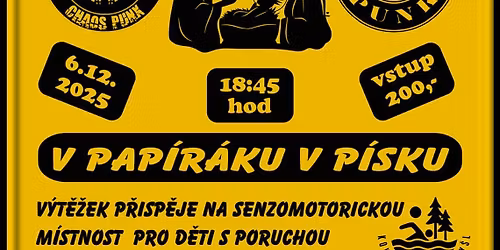 M\u00c1 JE\u017d\u00cd\u0160EK \u010c\u00cdRO? 2025 - Benefi\u010dn\u00ed Punk\/Metal koncert ve spolupr\u00e1ci s Koupali\u0161t\u011b Radomy\u0161l.