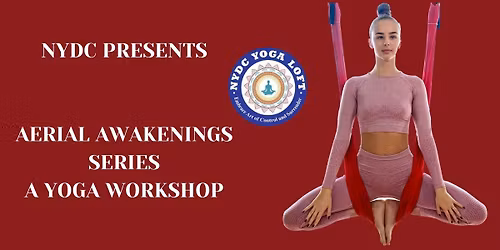 Aerial Awakenings Series A yoga workshop By NYDC