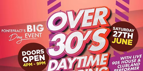 Over 30's Daytime Clubbing at Big Fellas Nightclub