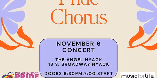 Rockland Pride Chorus Concert!