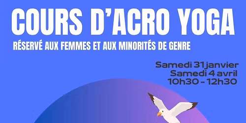 Cours d'acro en non mixit\u00e9 choisie