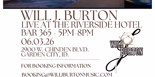 Will J. Burton LIVE @ Bar 365