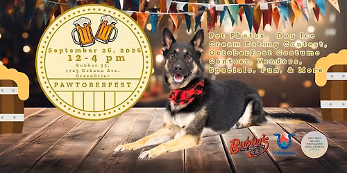 PAWtoberFest: A Dog-Friendly Oktoberfest Celebration, Pet Photos + Market