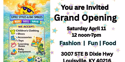 Grand Opening: Children's Consignment & Ladies Accessories
