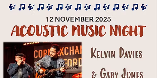 Acoustic Music Night - The String Section returns with special guests 