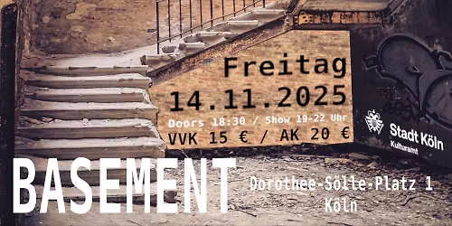 Zement & Kratzen im BASEMENT, K\u00f6ln