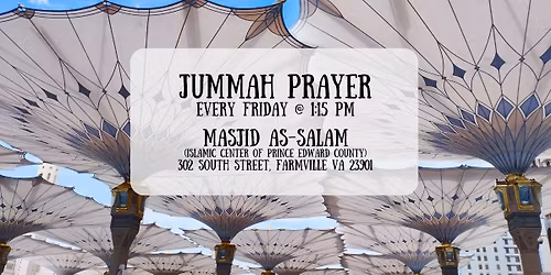 Weekly Jummah Prayer