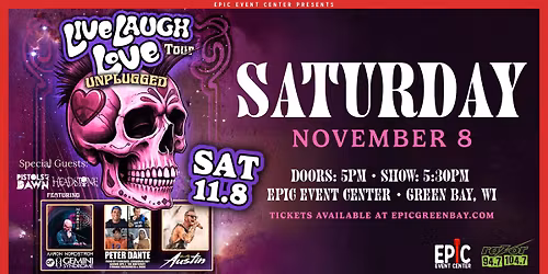 LIVE, LAUGH, LOVE TOUR ft. Scotty Austin, Aaron Nordstrom & Peter Dante