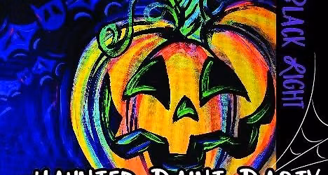 Jack-Glo-Lantern Haunted Glow Paint Party!
